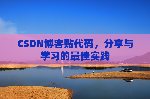 CSDN博客贴代码，分享与学习的最佳实践